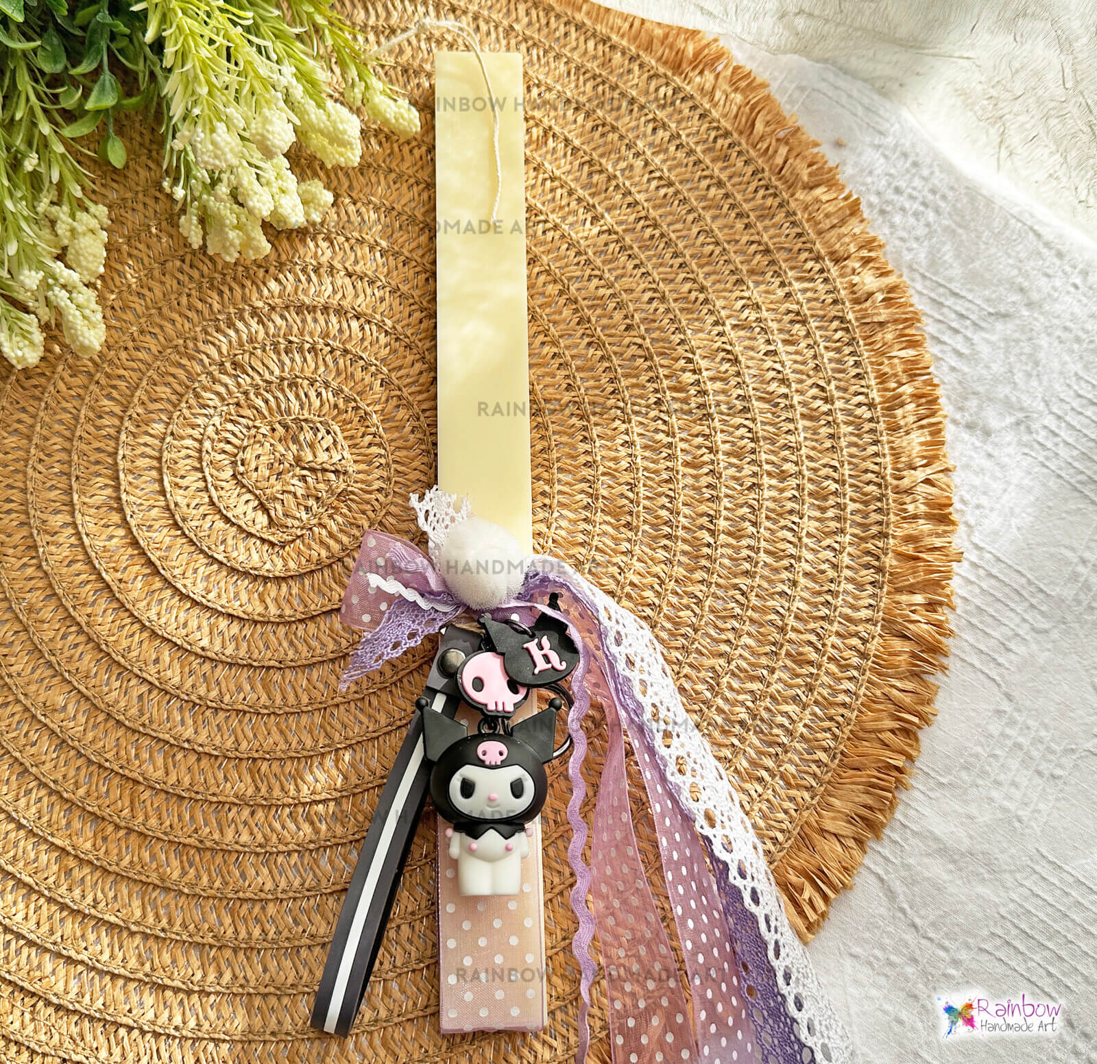 Πασχαλινή Λαμπάδα “Kuromi” μπρελόκ