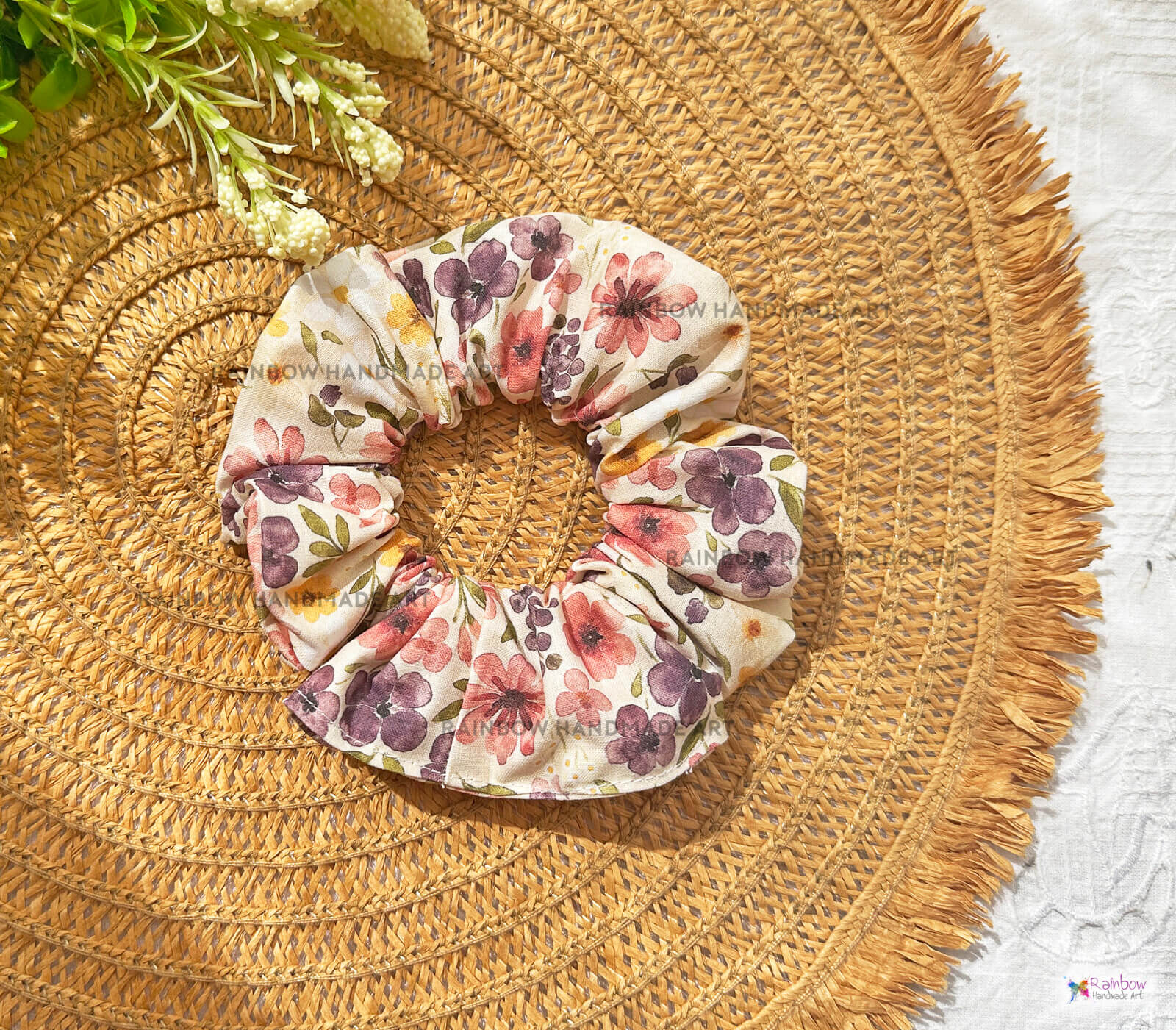 Χειροποίητο Scrunchie Floral