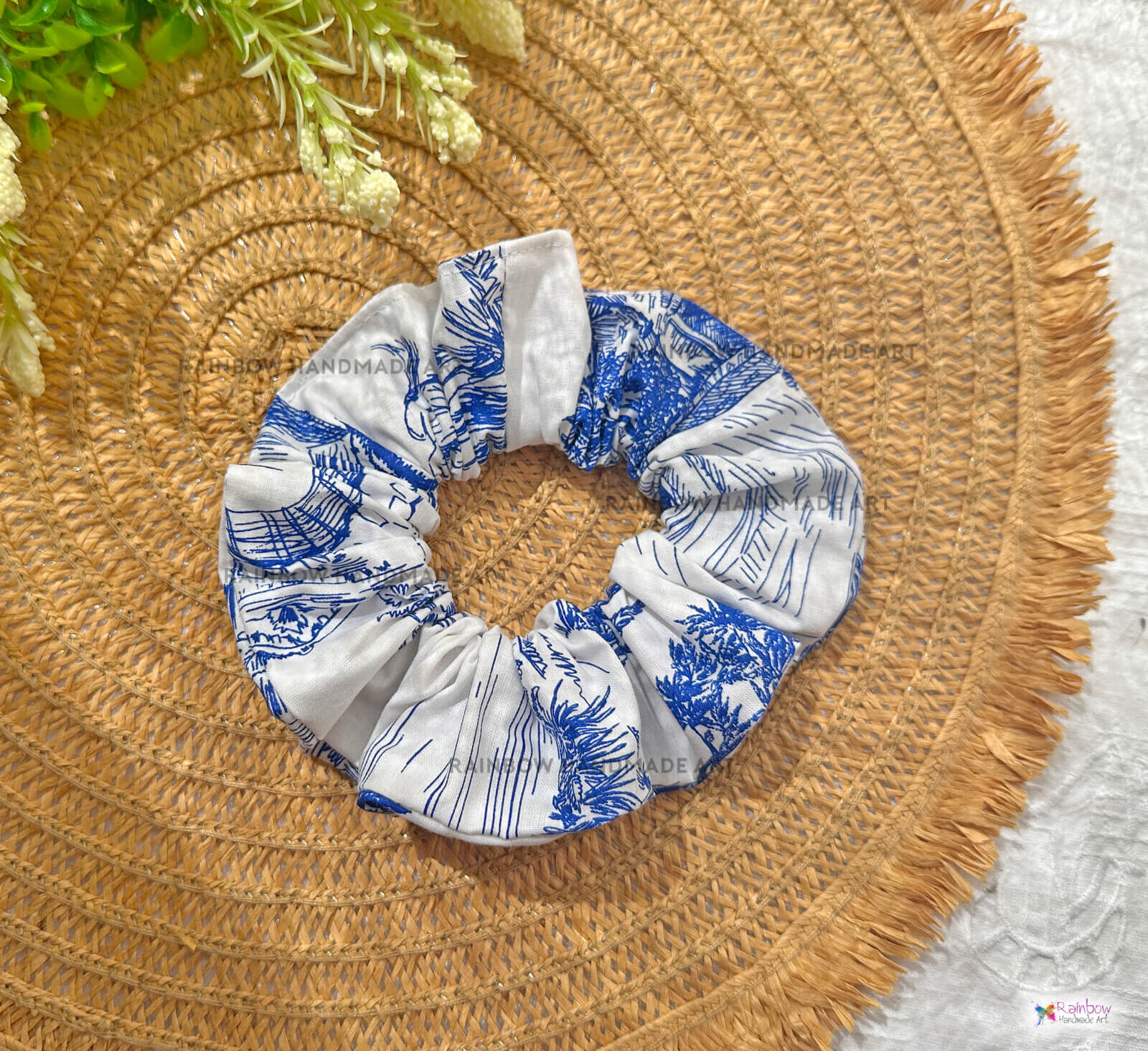 Χειροποίητο Scrunchie Γαλλική Εξοχή