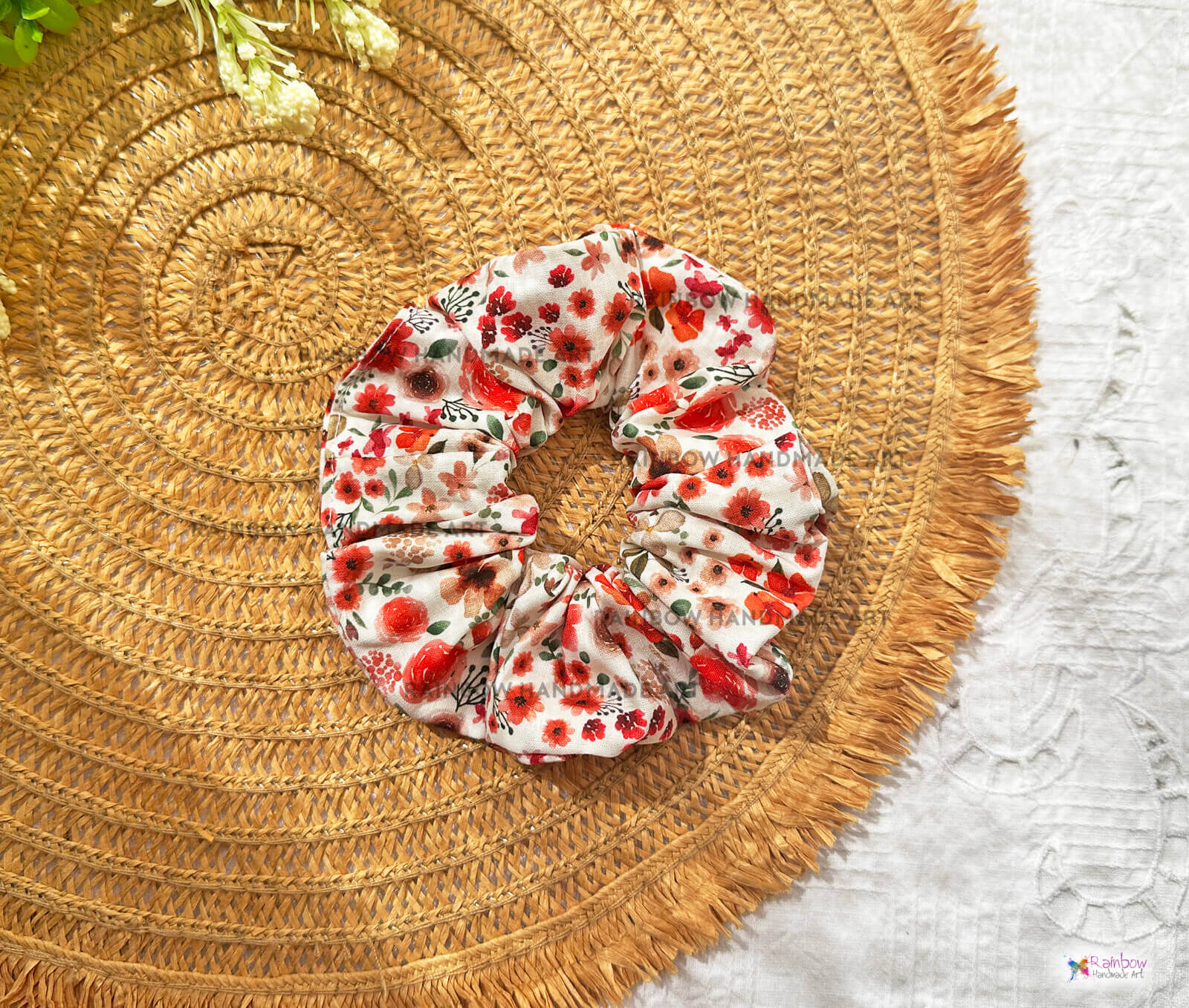 Χειροποίητο Scrunchie Floral