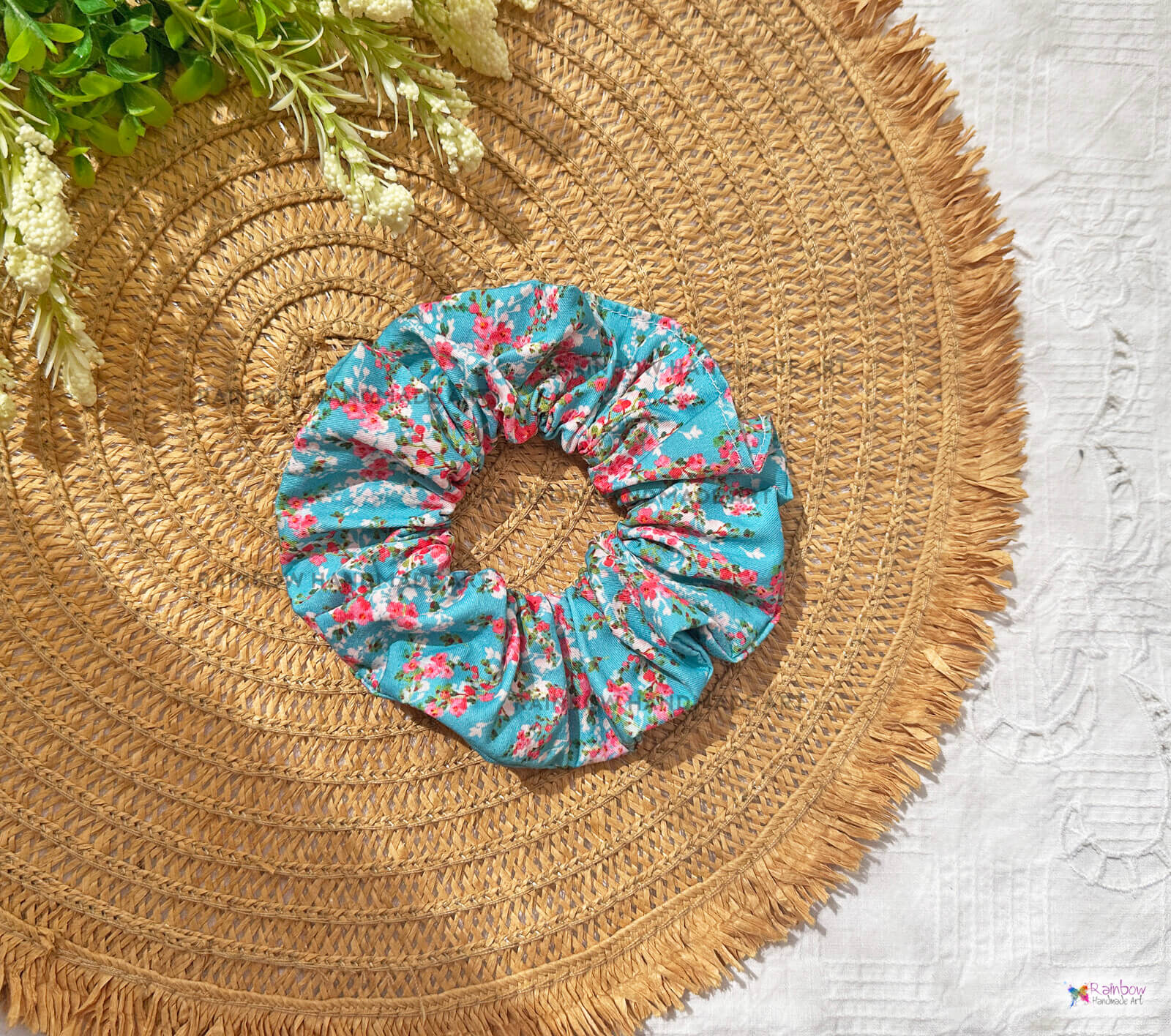 Χειροποίητο Scrunchie Floral